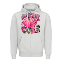 Dove Grey go fight cure pumpkin Zipper Hoodie - texasbilliewilder