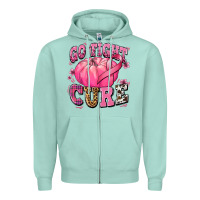 Seafoam go fight cure pumpkin Zipper Hoodie - texasbilliewilder