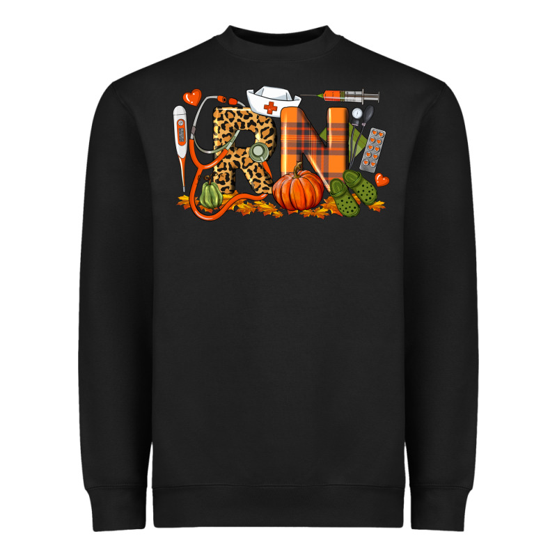 Fall Rn Registered Nurse Heavyweight Sweatshirt by LillyAllenDesigns | Teevron