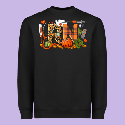 Fall Rn Registered Nurse Heavyweight Sweatshirt Designed By Lillyallendesigns