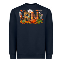 Navy Fall RN Registered Nurse Heavyweight Sweatshirt - LillyAllenDesigns