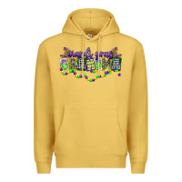 Antique Gold mardi gras grandma Premium Hoodie - CowGirlArtShop