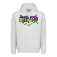 Dove Grey mardi gras grandma Premium Hoodie - CowGirlArtShop