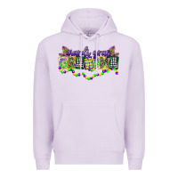 Lilac mardi gras grandma Premium Hoodie - CowGirlArtShop