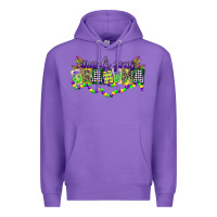 Purple mardi gras grandma Premium Hoodie - CowGirlArtShop