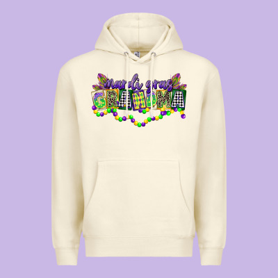 Mardi Gras Grandma Premium Hoodie Designed By Cowgirlartshop