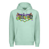 Seafoam mardi gras grandma Premium Hoodie - CowGirlArtShop