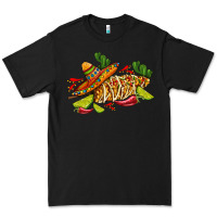 Black mexican elote corn sombrero lime and  cactus Premium Tee - AdoDesignShop