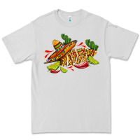 Dove Grey mexican elote corn sombrero lime and  cactus Premium Tee - AdoDesignShop