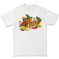 White mexican elote corn sombrero lime and  cactus Premium Tee - AdoDesignShop