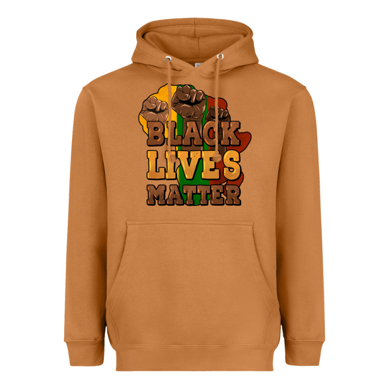 Black Lives Matter Heavyweight Hoodie by HowdyJamesFarm | Teevron