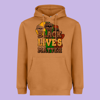 Black Lives Matter Heavyweight Hoodie Designed By Howdyjamesfarm
