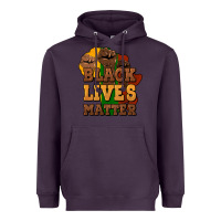 Plum black lives matter Heavyweight Hoodie - HowdyJamesFarm