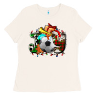 Bone joy with soccer element and Christmas Ladies Tee - AdoDesignShop