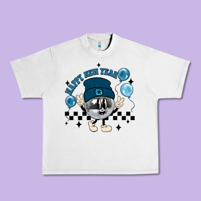 Happy New Year Disco Ball Urban Heavy Tee Designed By Maliassmallbusiness
