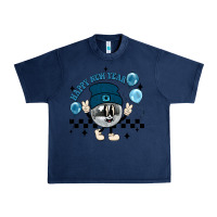 Navy happy new year disco ball Urban Heavy Tee - MaliasSmallBusiness