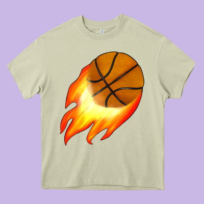 Basketball Heavy Core Tee Designed By Jahusdesignshop
