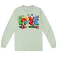 Matcha love autism awareness Long Sleeve Tee - LillyAllenDesigns