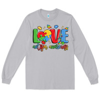 Moon Dust love autism awareness Long Sleeve Tee - LillyAllenDesigns