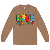 Toasted Coconut love autism awareness Long Sleeve Tee - LillyAllenDesigns