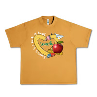 Teaching Is A Work Of Heart Urban Heavy Tee | Teevron
