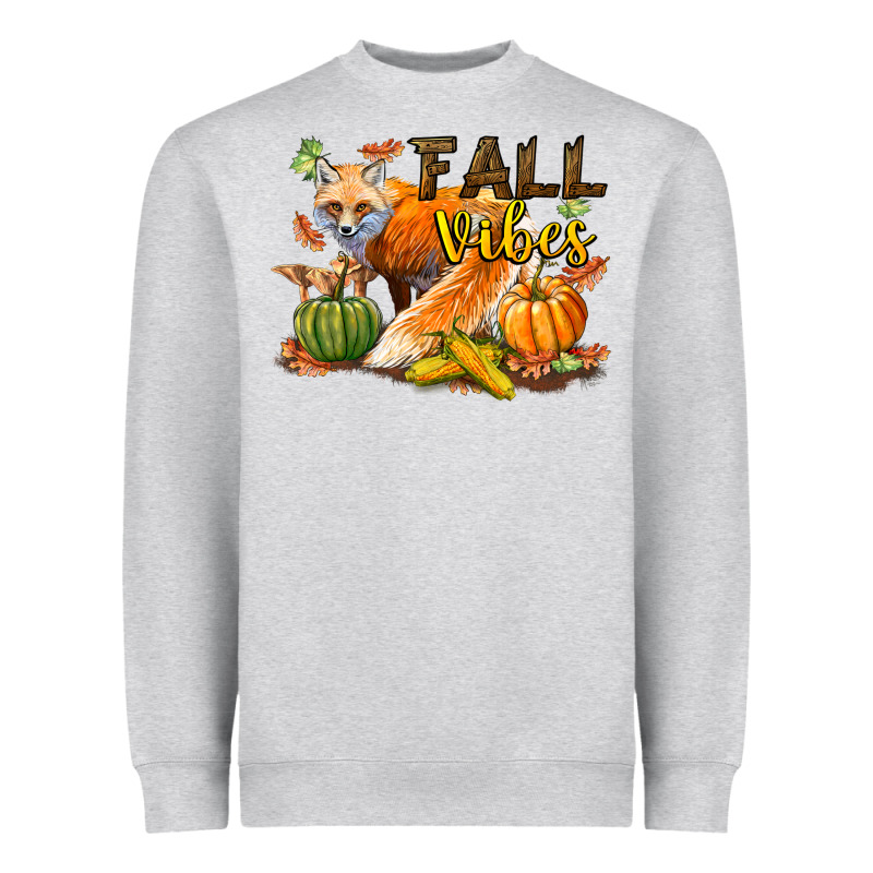 Fall Vibes Fox Heavyweight Sweatshirt by LillyAllenDesigns | Teevron