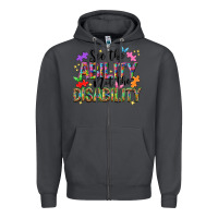 Smoke see the ability not the disability nca Zipper Hoodie - NancyCooperArtShop