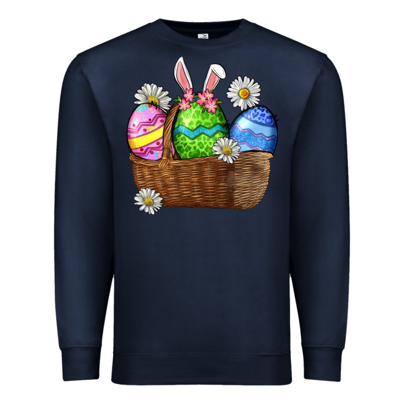 Easter Eggs  Easter Day Premium Sweatshirt by CowGirlArtShop | Teevron