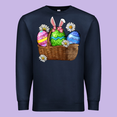 Easter Eggs  Easter Day Premium Sweatshirt Designed By Cowgirlartshop