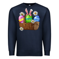 Navy Easter eggs  Easter Day Premium Sweatshirt - CowGirlArtShop