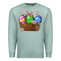 Seafoam Easter eggs  Easter Day Premium Sweatshirt - CowGirlArtShop