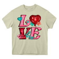 Mossy love with balloons Heavy Core Tee - AdoDesignShop