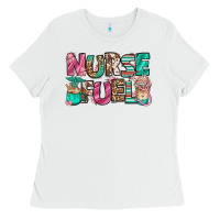 White nurse fuel coffee cups Ladies Tee - Jasminsmagicworld