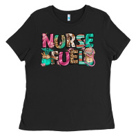 Black nurse fuel coffee cups Ladies Tee - Jasminsmagicworld