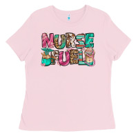 Bubblegum Pink nurse fuel coffee cups Ladies Tee - Jasminsmagicworld