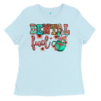 Baby Blue dental fuel coffee cup Ladies Tee - Jasminsmagicworld