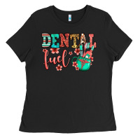Black dental fuel coffee cup Ladies Tee - Jasminsmagicworld