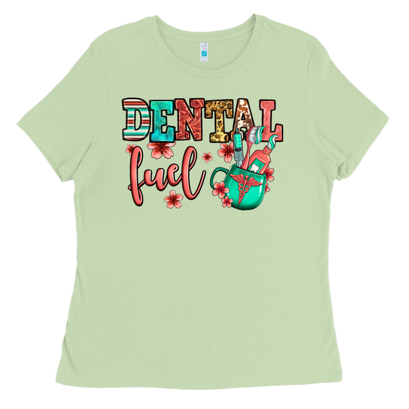 Dental Fuel Coffee Cup Ladies Tee by Jasminsmagicworld | Teevron
