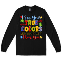 Black colorful love message Long Sleeve Tee - LillyAllenDesigns