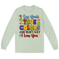 Matcha colorful love message Long Sleeve Tee - LillyAllenDesigns