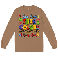 Toasted Coconut colorful love message Long Sleeve Tee - LillyAllenDesigns
