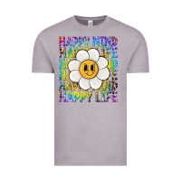 Vintage Zinc happy mind happy life Vintage Tee - NancyCooperArtShop