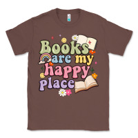 Chestnut books are my happy place Classic Tee - MaliasSmallBusiness