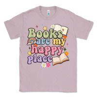 Lilac books are my happy place Classic Tee - MaliasSmallBusiness