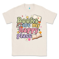 Natural books are my happy place Classic Tee - MaliasSmallBusiness