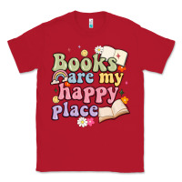 Red books are my happy place Classic Tee - MaliasSmallBusiness