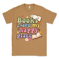 Toasted Coconut books are my happy place Classic Tee - MaliasSmallBusiness
