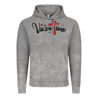 Cloud Rock valentine cross glitter Vintage Hoodie - MaliasSmallBusiness