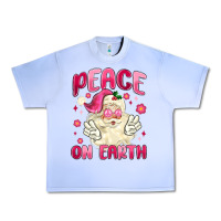 Grape Ice peace on earth Urban Heavy Tee - MaliasSmallBusiness