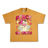 Peanut Butter peace on earth Urban Heavy Tee - MaliasSmallBusiness